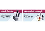 Castiga un Robot de bucatarie Philips si un blender de mana Philips Aluminium Collection