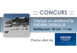 Castiga un weekend la Padina Ursului