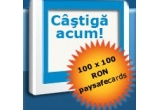 Castiga 100 paysafecard-uri in valoare de 100 de RON