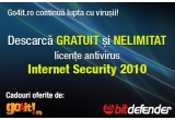 Castiga pe loc o licenta antivirus BitDefender 