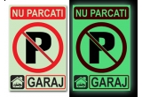 Castiga un semn de siguranta: Nu parcati, GARAJ!