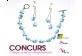 Castiga un set bratara si cercei cu Cristale Swarovski