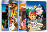 Castiga DVD-uri cu desene animate pentru cei mici