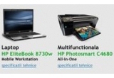 Castiga un laptop HP EliteBook sau o multifunctionala HP Photosmart 