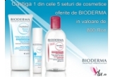 Castiga unul din cele 5 seturi de cosmetice BIODERMA in valoare totala de 800 RON