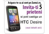 Castiga un super telefon: HTC Desire